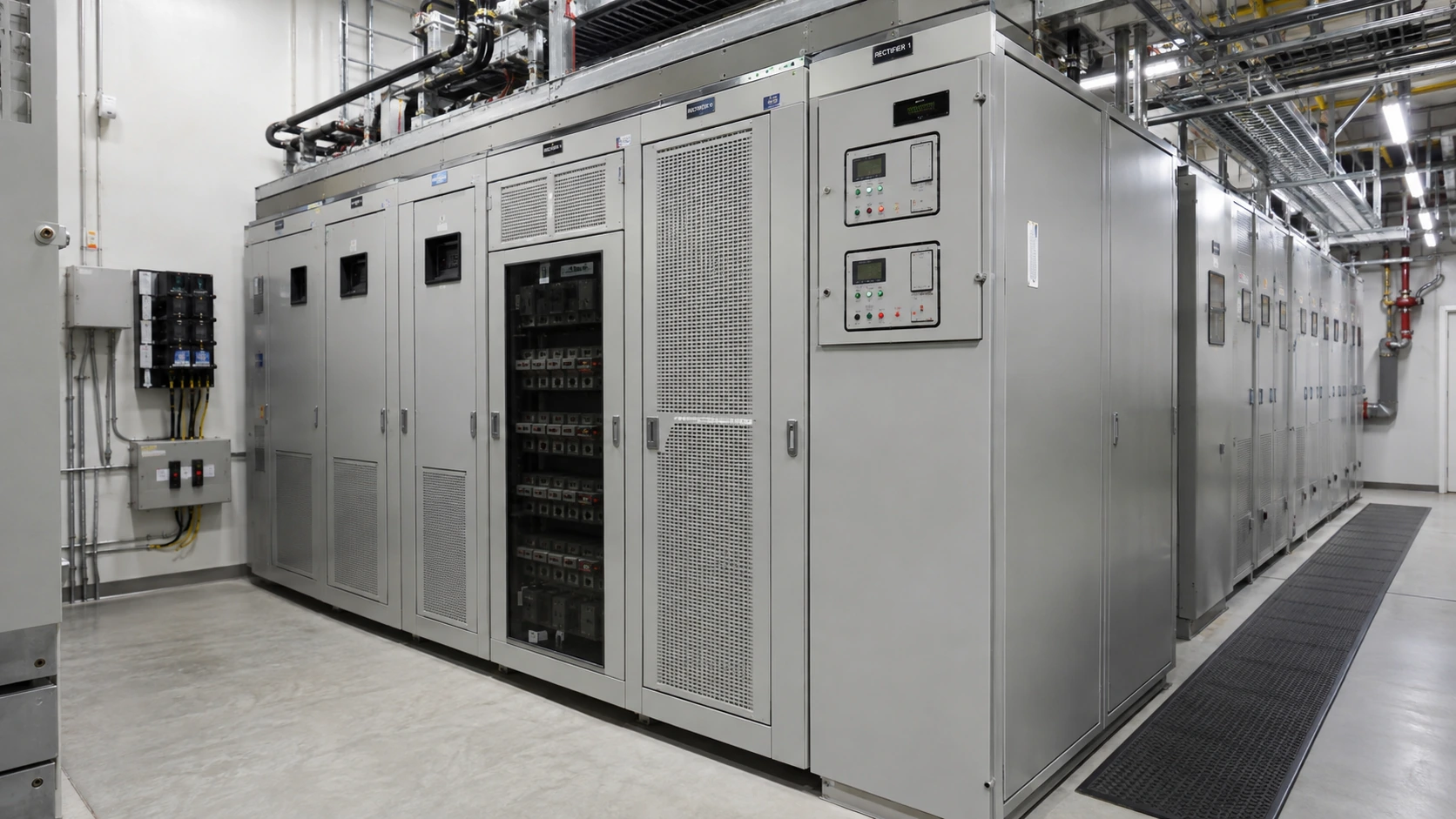 معماری ساده AC، رکتیفایر، باس DC و باتری