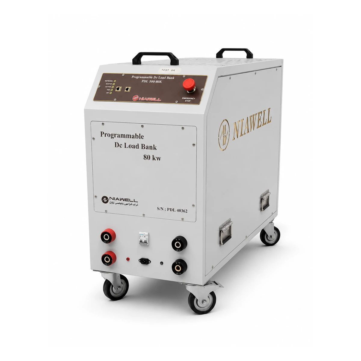 لود بانک DC نیاول مدل PDL 500-80K توان ۸۰ کیلووات