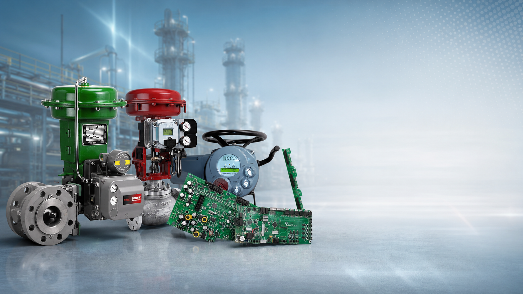 Supply of instrumentation equipment and various control valves