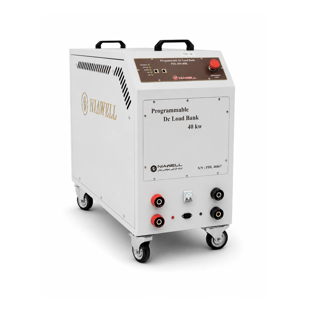 DC Load Bank PDL 500-40K — 40 kW - angle view