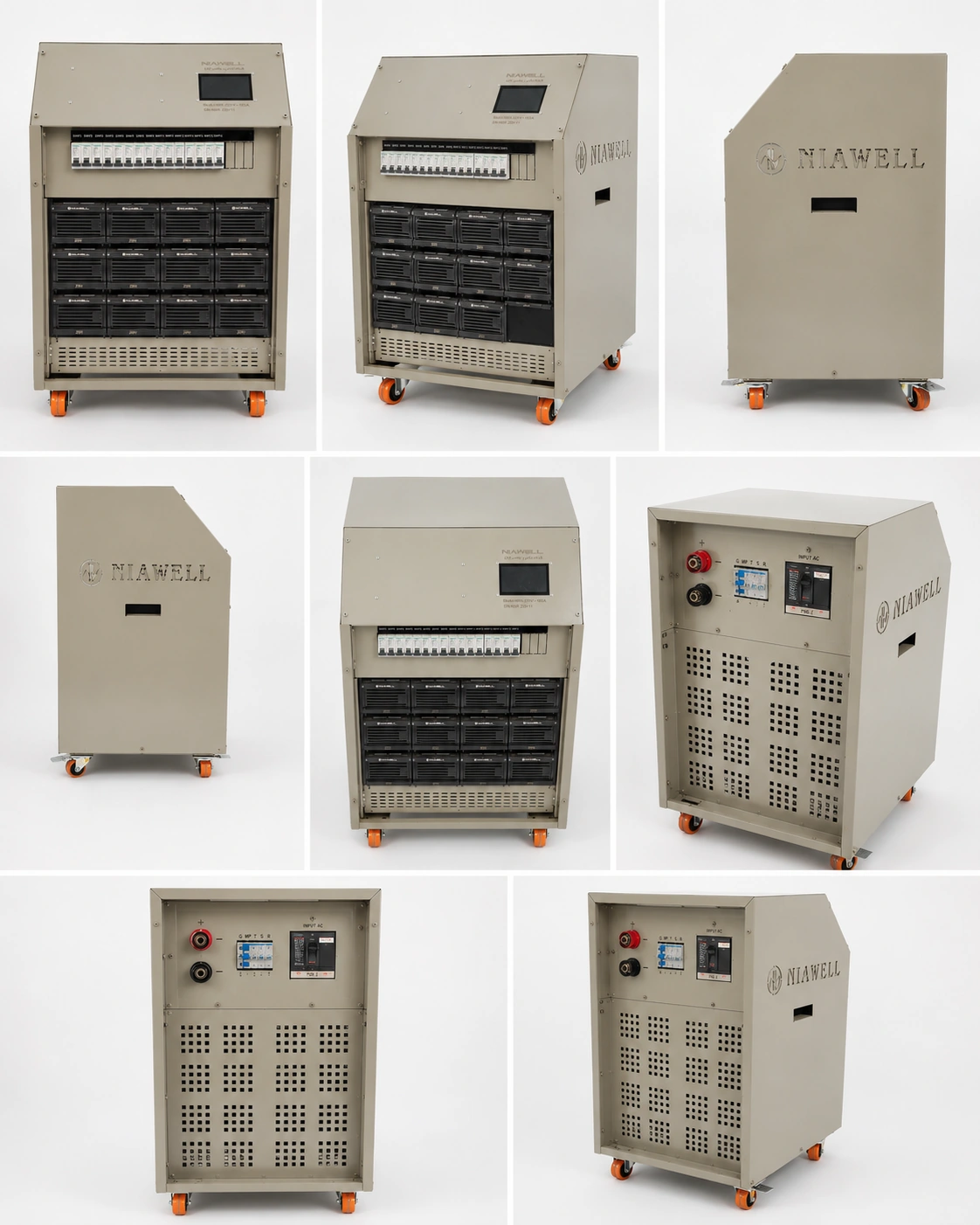 NPS-V 220V-160A mobile cabinet - multiple views