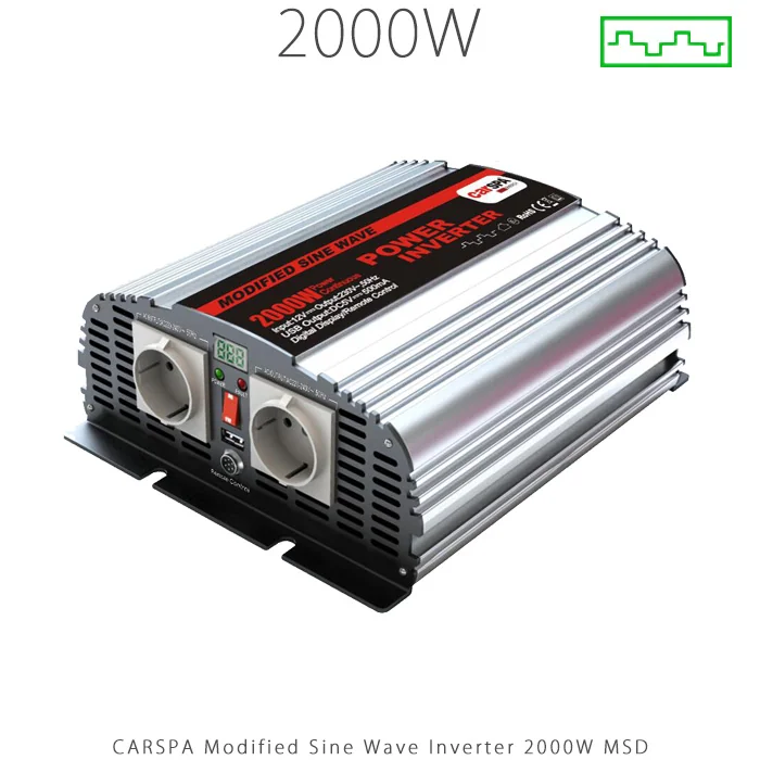 اینورتر شبه سینوسی 2000 وات مدل MSD2000 برند CARSPA