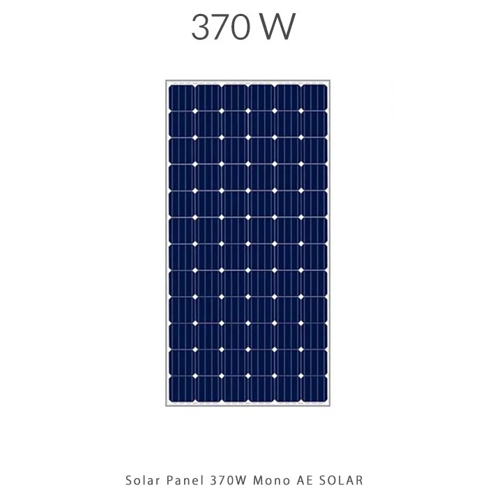پنل خورشیدی 370 وات مونو کریستال AE SOLAR