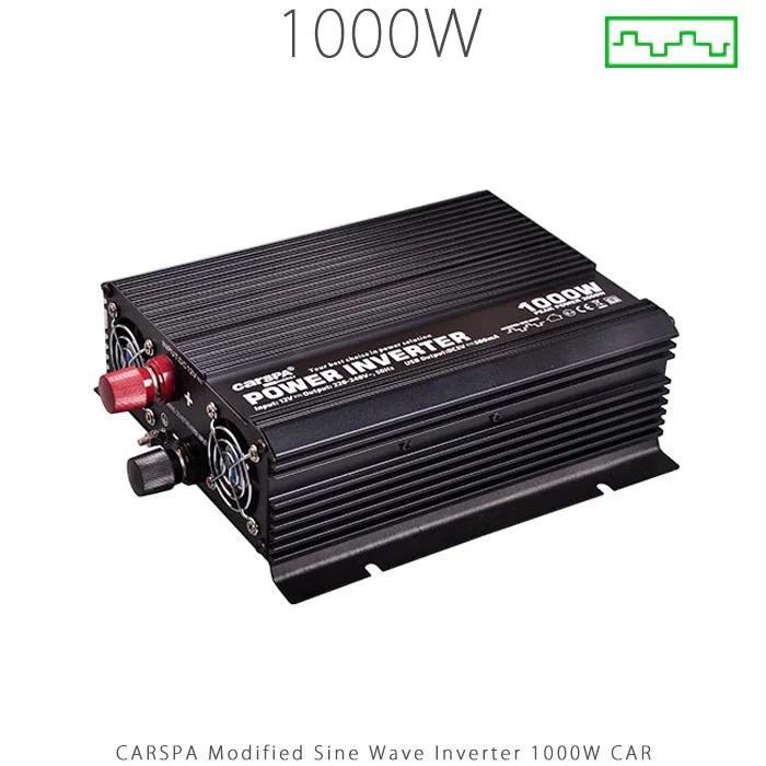 اینورتر شبه سینوسی 1000 وات 12 ولت مدل CAR1000 برند CARSPA