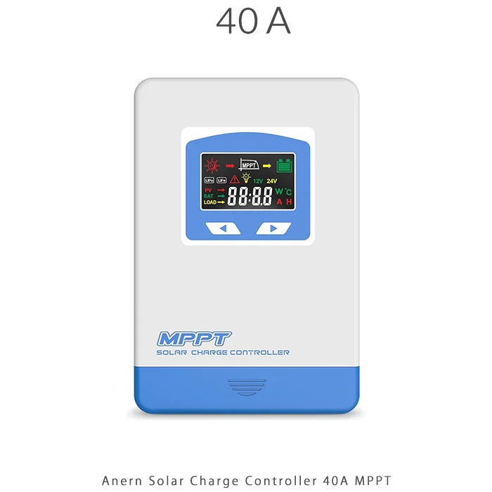 شارژ کنترلر 40 آمپر 12/24 ولت MPPT مدل AN-MSC-40A برند Anern