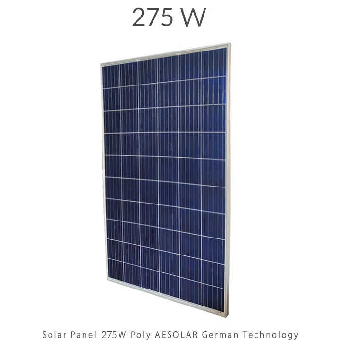 پنل خورشیدی 275 وات پلی کریستال برند AE SOLAR