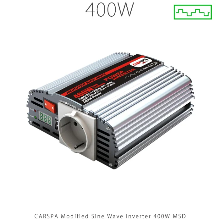 اینورتر شبه سینوسی 400 وات مدل MSD400 برند CARSPA