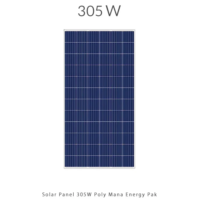 پنل خورشیدی 305 وات پلی کریستال برند MANA ENERGY