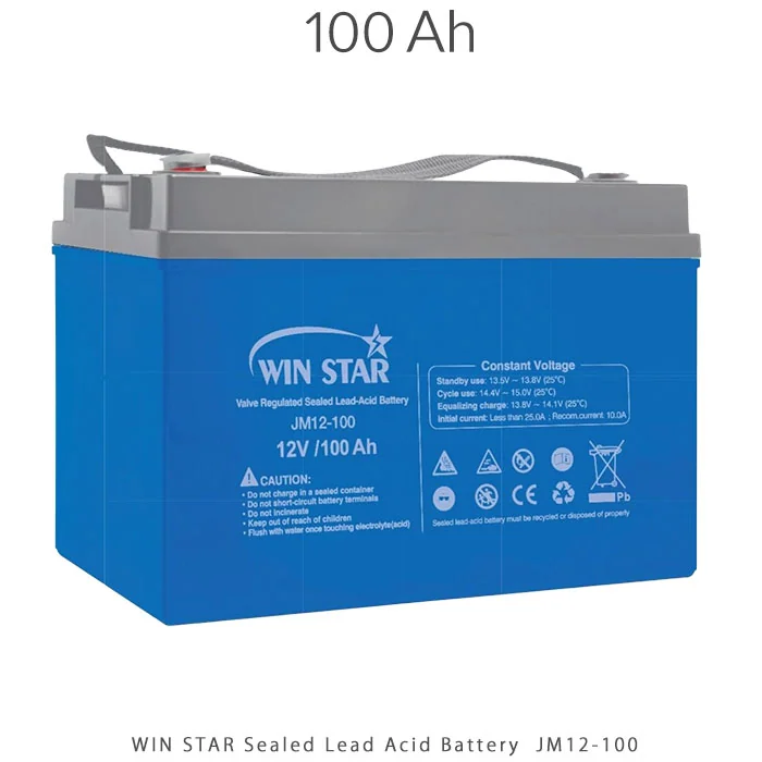 باتری 100 آمپر ساعت Sealed Lead Acid برند WIN STAR