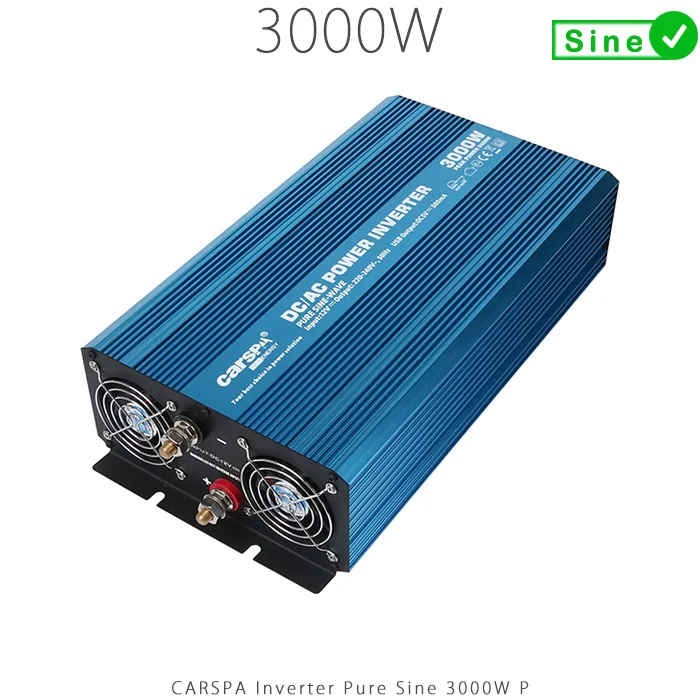 اینورتر سینوسی 3000 وات مدل P3000 برند CARSPA