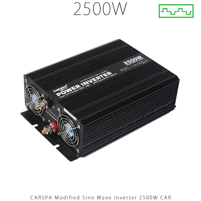 اینورتر شبه سینوسی 2500 وات مدل CAR2500 برند CARSPA
