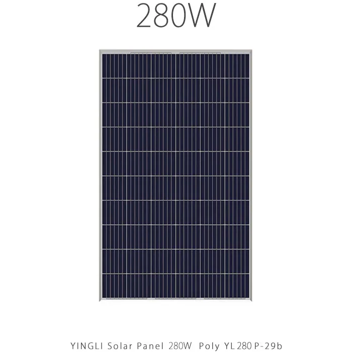 پنل خورشیدی 280 وات پلی کریستال برند YINGLI