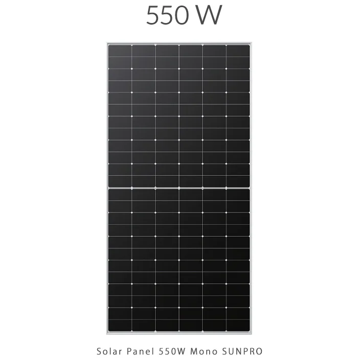 پنل خورشیدی 550 وات مونو کریستال برند SUNPRO