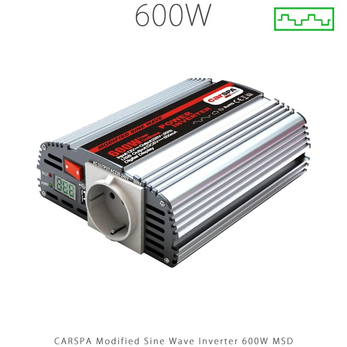 اینورتر شبه سینوسی 600 وات مدل MSD600 برند CARSPA