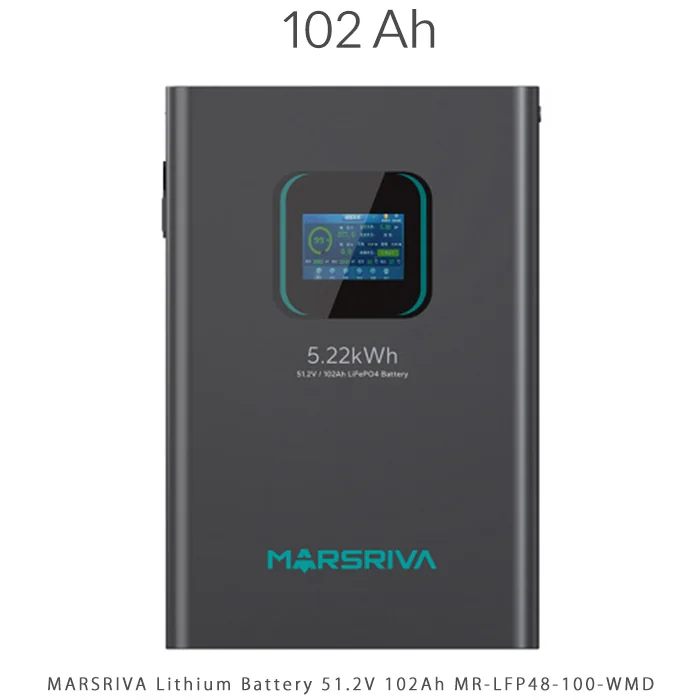 باتری لیتیوم 5 کیلووات ساعت برند MARSRIVA مدل MR-LFP48-100-WMD