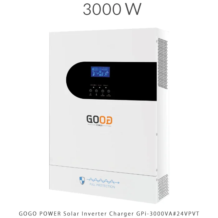 سانورتر 3KW و 24V مدل GPi-3000VA 24VPVT برند GOGO POWER