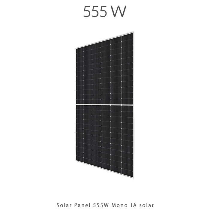 پنل خورشیدی 555 وات مونو کریستال برند JA SOLAR