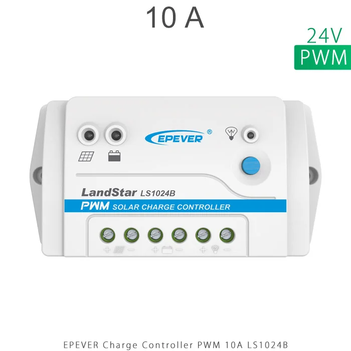 شارژ کنترلر 10 آمپر 24 ولت PWM مدل LS1024B برند EPEVER