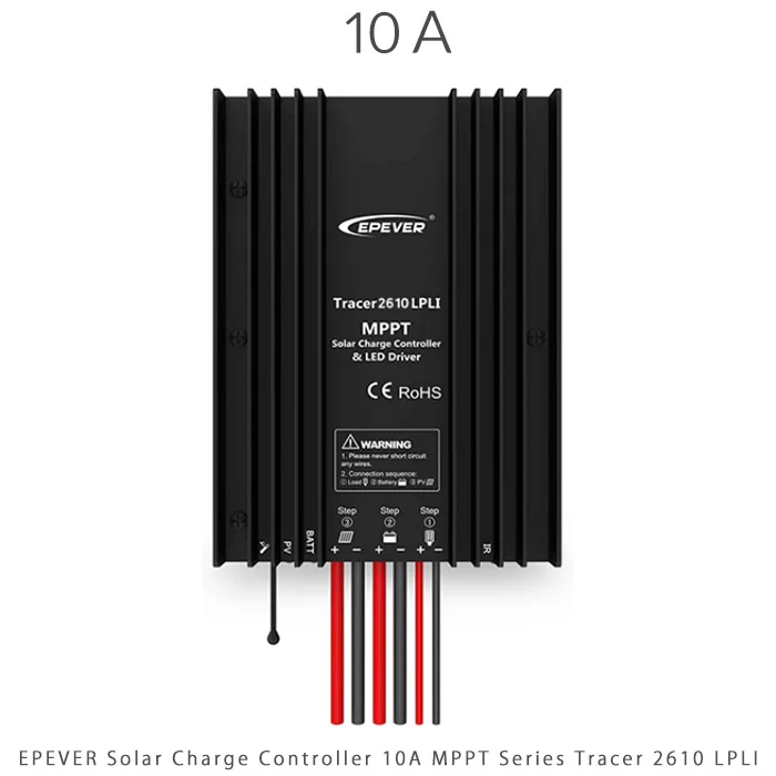 شارژ کنترلر 10 آمپر 12/24 ولت MPPT مدل Tracer 2610 LPLI برند EPEVER
