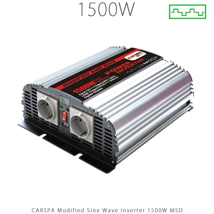 اینورتر شبه سینوسی 1500 وات مدل MSD1500 برند CARSPA