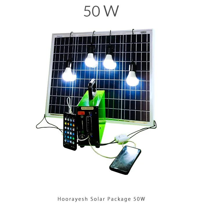 تصویر 2: پکیج برق خورشیدی 50 وات
